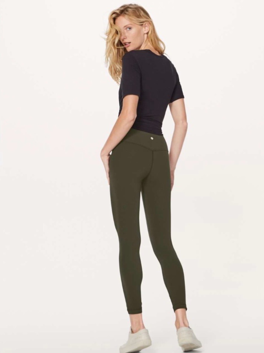 lululemon athletica Olive Green High-Rise Align leggings 7/8 length